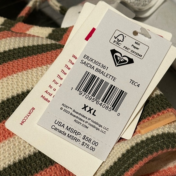 BNWT Roxy Tankini - Picture 3 of 5